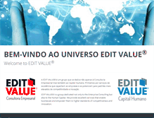Tablet Screenshot of editvalue.com